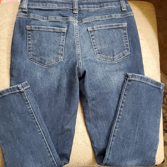 Cat & Jack Blue Skinny Jeans with Ultimate Stretch - Picture 5 of 7